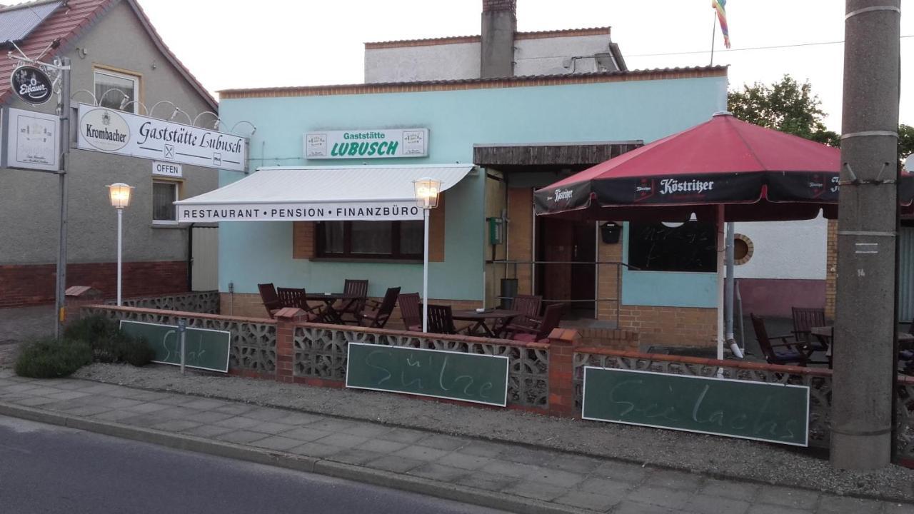 Restaurant Pension Lubusch Gahro Dış mekan fotoğraf