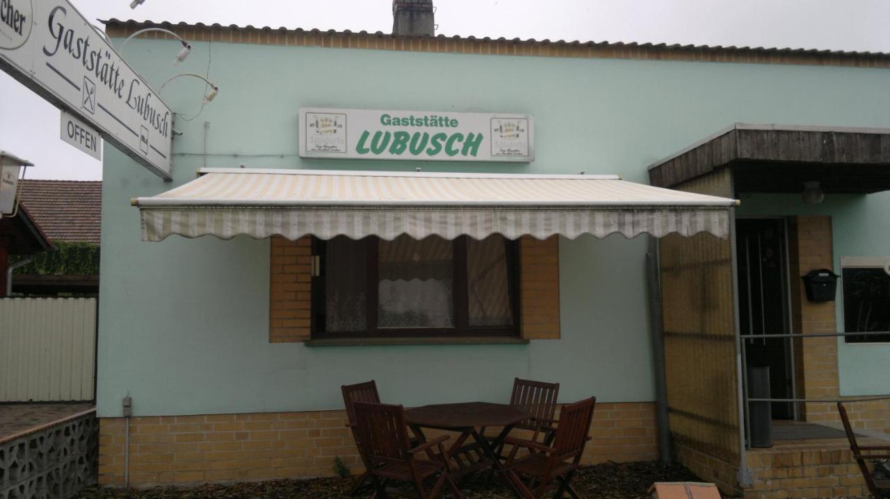 Restaurant Pension Lubusch Gahro Dış mekan fotoğraf
