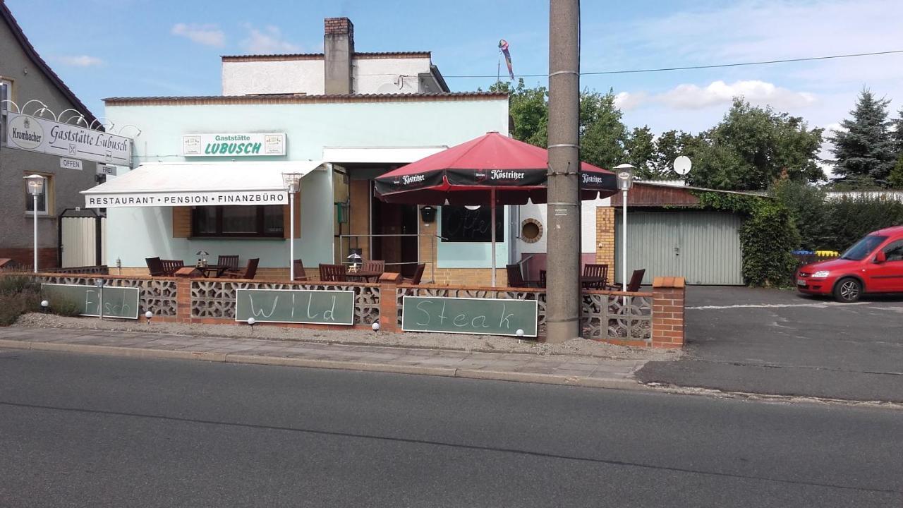 Restaurant Pension Lubusch Gahro Dış mekan fotoğraf